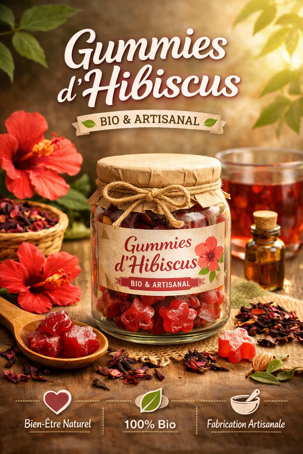 Gummies bio artisanal soin douceur