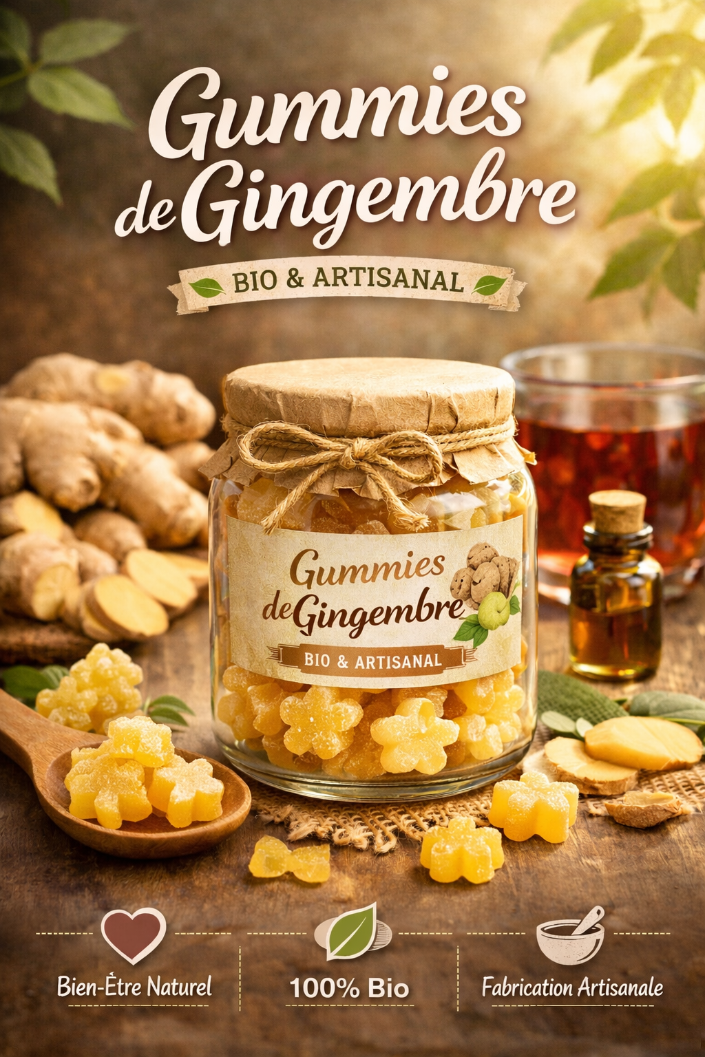 Gummies bio artisanal soin douceur